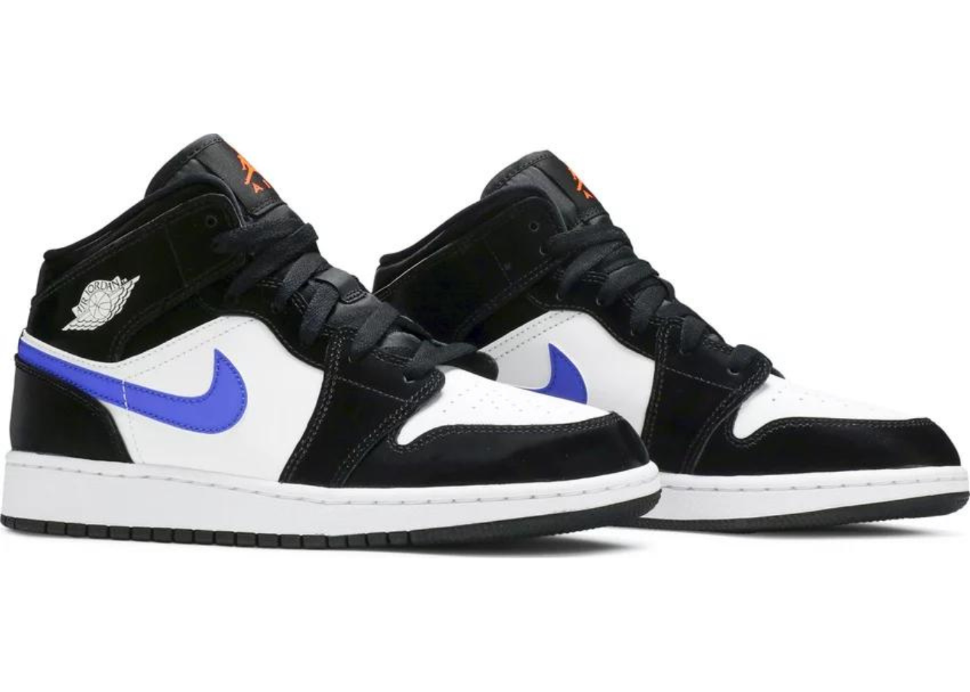 Air Jordan 1 Mid Black Racer Blue - 807GARAGE